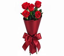 Букет 5 Красных роз Эдлесс Лав в Большие Парфенки