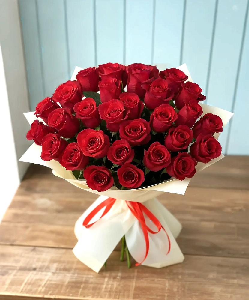 Букет 29 Красных роз в Большие Парфенки
