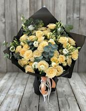 Букет цветов из:  Розы и Лизиантусы в Большие Парфенки