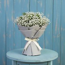 Букет цветов из:  Гипсофила в Большие Парфенки