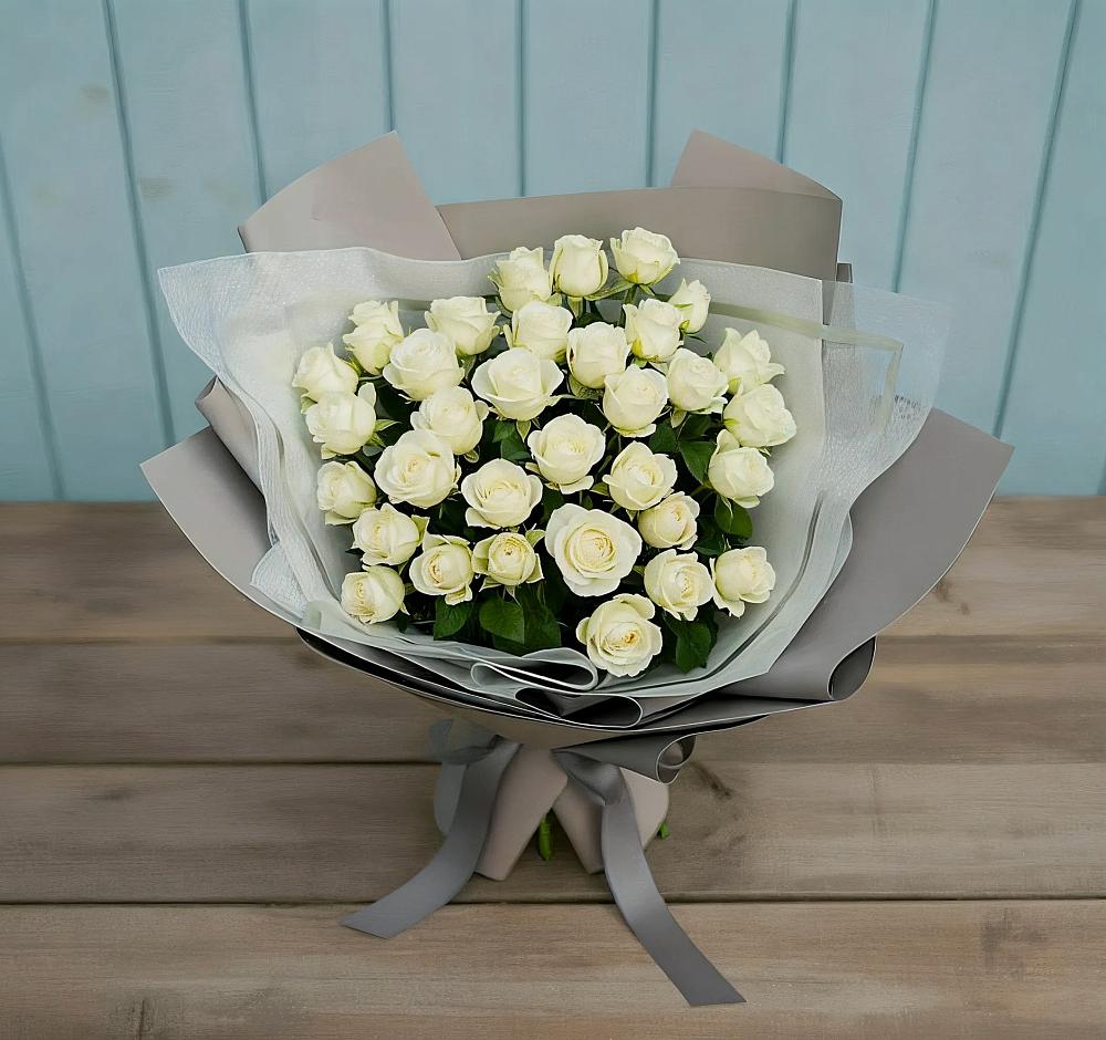 Букет Белоснежная нежность в Большие Парфенки