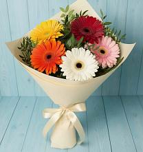 Букет цветов из:  Герберы в Большие Парфенки