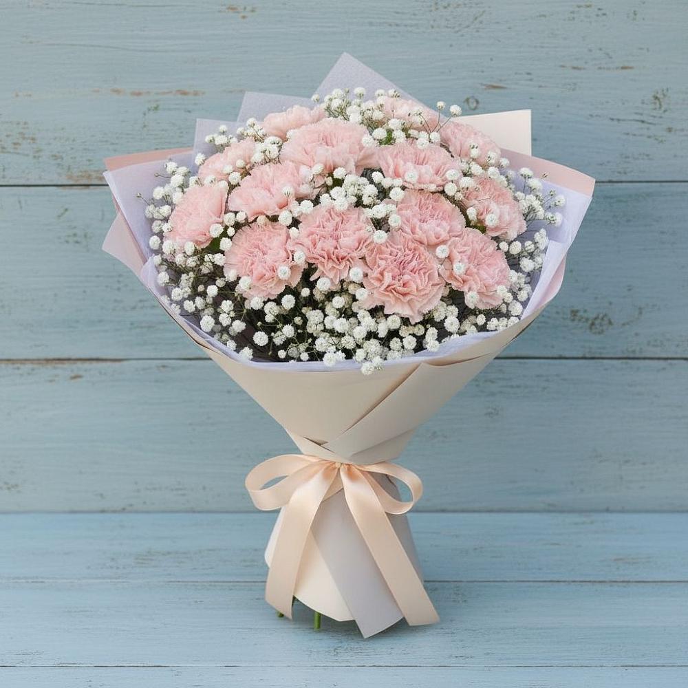 Букет цветов из: Гвоздики в Большие Парфенки