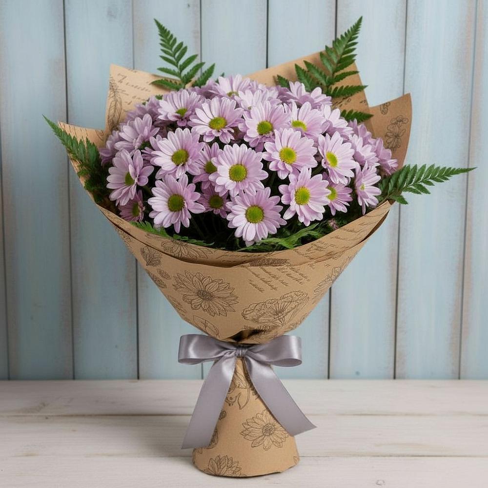Букет цветов из: Хризантемы в Большие Парфенки