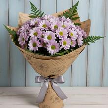 Букет цветов из:  Хризантемы в Большие Парфенки