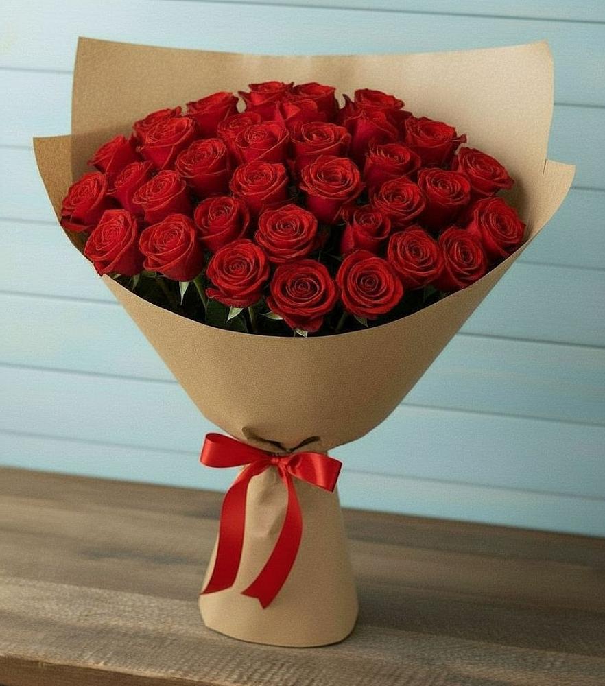 Букет Красные розы Милано в Большие Парфенки