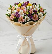 Букет цветов из:  Альстромерии в Большие Парфенки