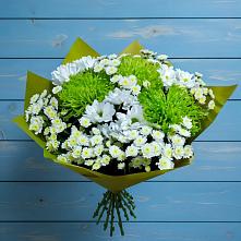 Букет цветов из:  Хризантемы #REPLACE_PRED# Большие Парфенки