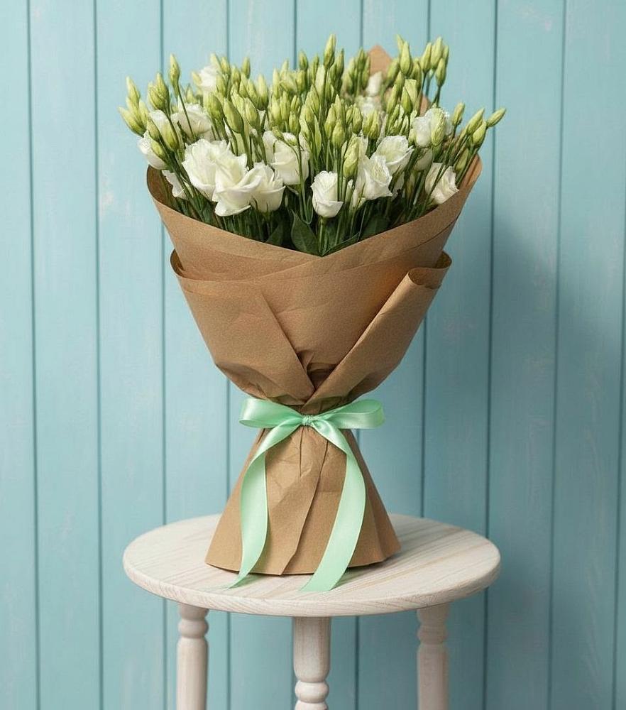 Букет цветов из: Лизиантусы в Большие Парфенки