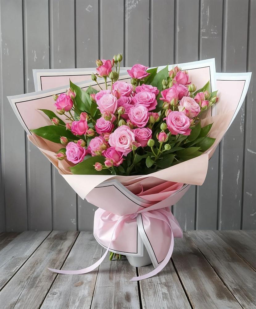Букет Розовый кустик в Большие Парфенки