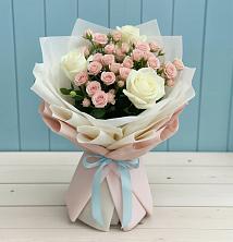 Букет цветов из:  Розы в Большие Парфенки