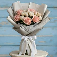 Букет цветов из:  Розы в Большие Парфенки
