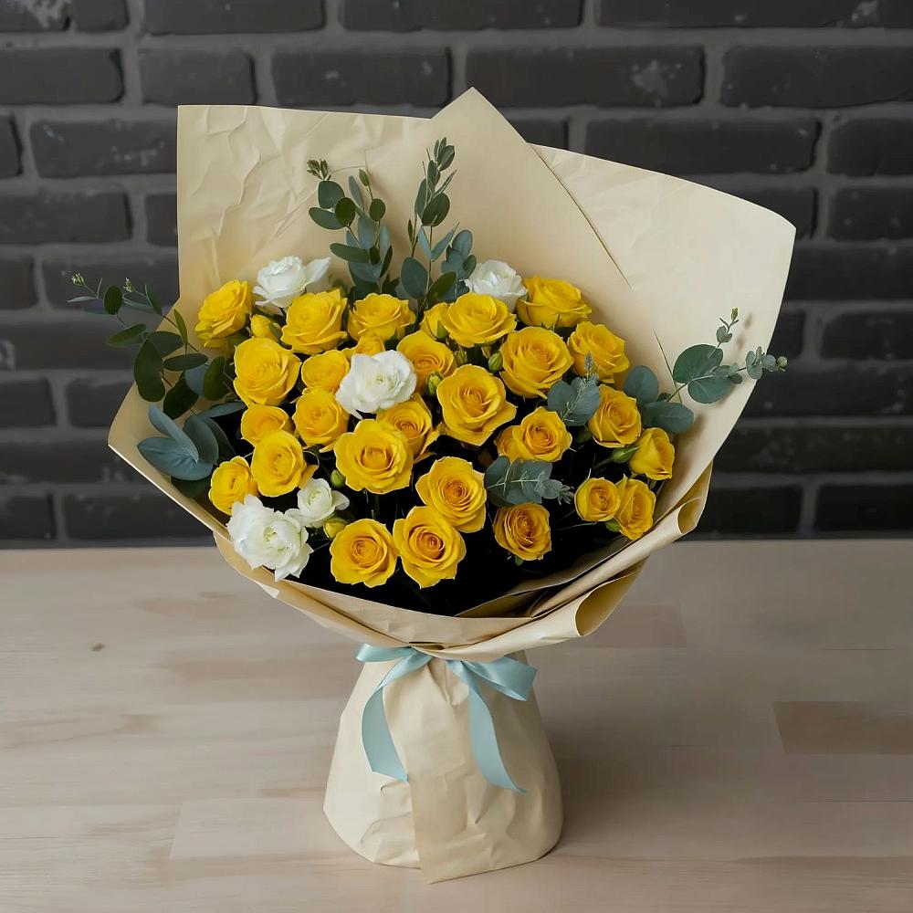 Букет цветов из: Розы в Большие Парфенки