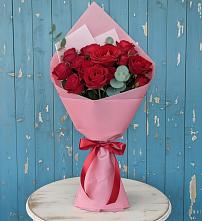 Букет цветов из:  Розы в Большие Парфенки
