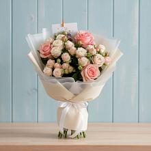 Букет цветов из:  Розы в Большие Парфенки
